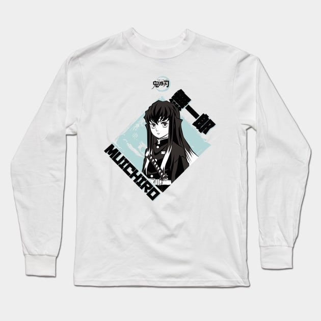 DEMON SLAYER: MUICHIRO TOKITO Long Sleeve T-Shirt by FunGangStore